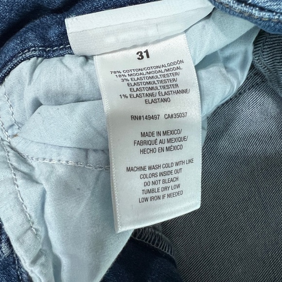 Joe's Jeans Blue Straight Leg Denim - Picture 3 of 6